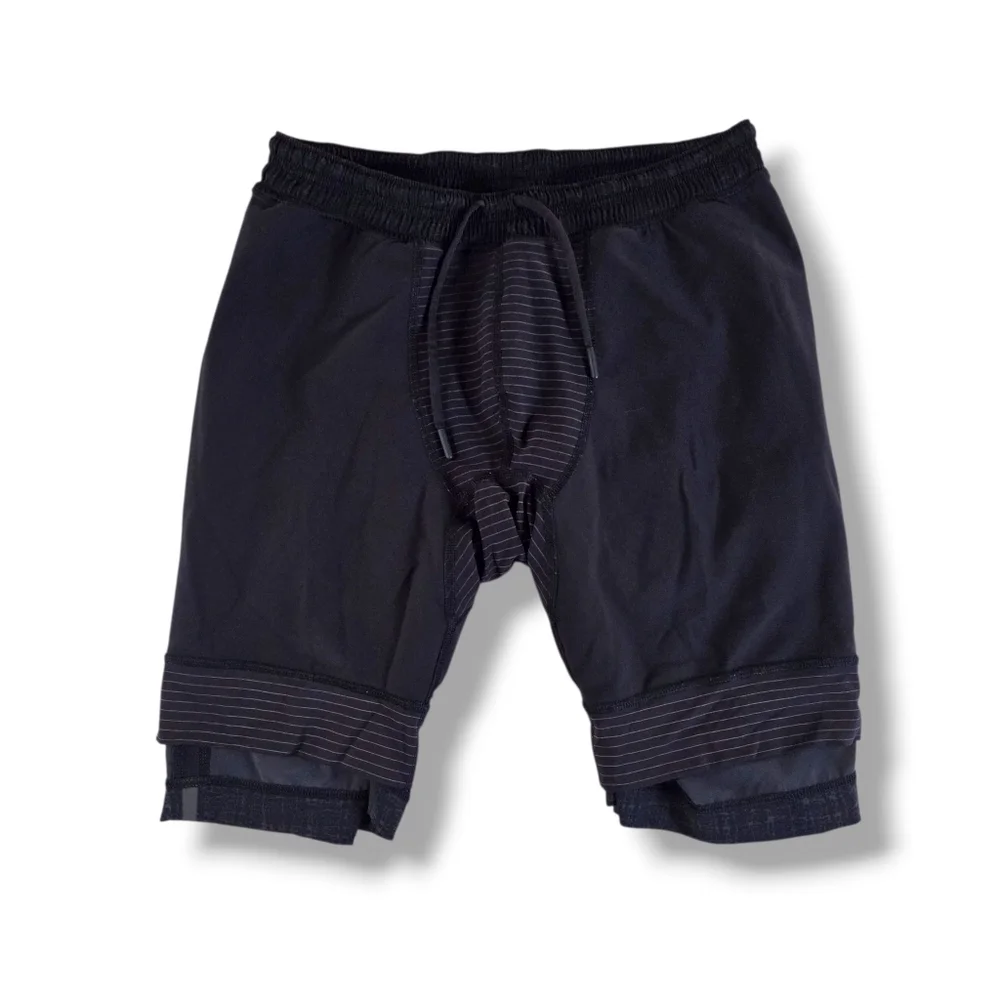 LULULEMON Men’s 9” Lined Pace Breaker Shorts Black Grey Gray Large